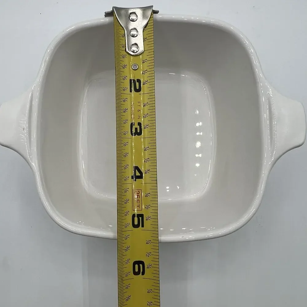 Vintage CorningWare P-43-B 2.75 Cup Casserole Dish Vegetable Pattern Spice Of